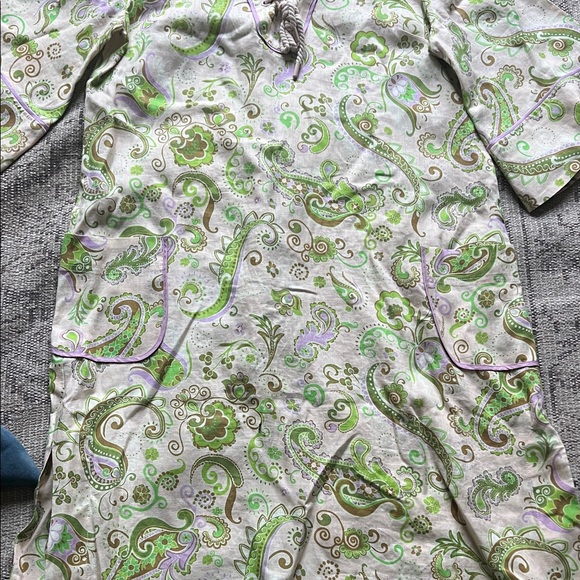 Alemais Green and Cream Paisley Dress - Picture 10 of 11